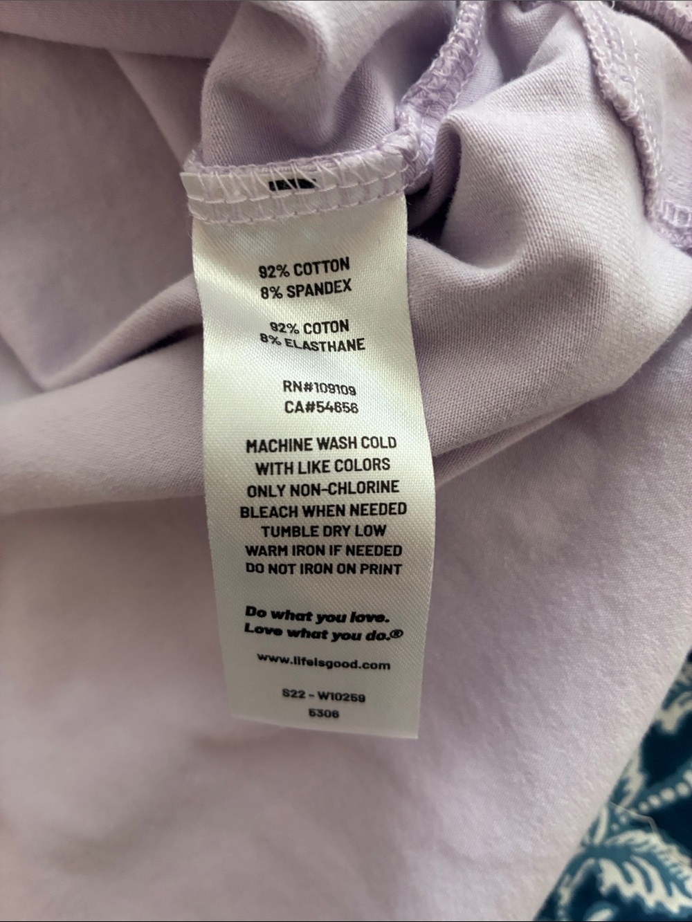 Life Is Good Lavender Crusher-Flex Hoodie with Floral Mandala - Picture 5 of 5